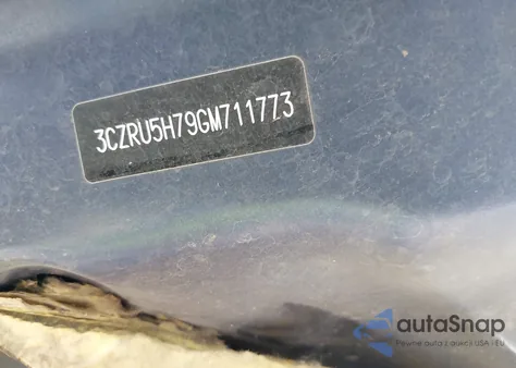 2016 Honda Hr-V Exl z USA, uszkodzony, nr VIN 3CZRU5H79GM711773